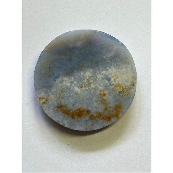 Chalcedony Cabochon, Natural Stone, 40 mm round, Unique - Picture 5 of 7